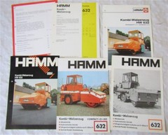 4 x brochure Hamm combination compactor HW 632 with offer and price list 70/80s