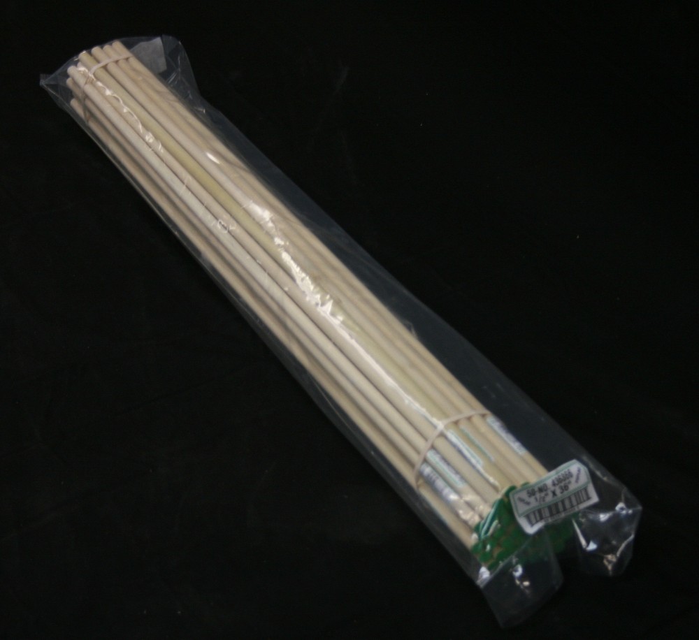 (300) ea Madison Mills 436553 5/16″ x 36″ Round Poplar Wood Dowels