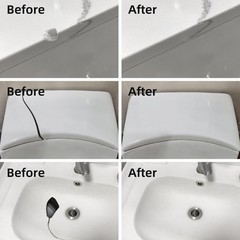 Tub Repair Kit White, Fiberglass Shower tub and Porcelain Sink Repair Kit, Ac…
