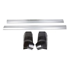 For Ram 1500-3500 09-18 Quad Cab Slip-on Rocker Panels Cab Corner Set L&R271