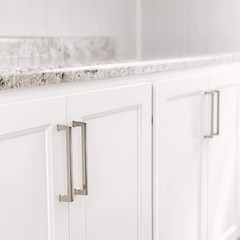 30204 – (Single) Conrad Door and Drawer Pull – 8in Center-to-Center, Matte Bl…
