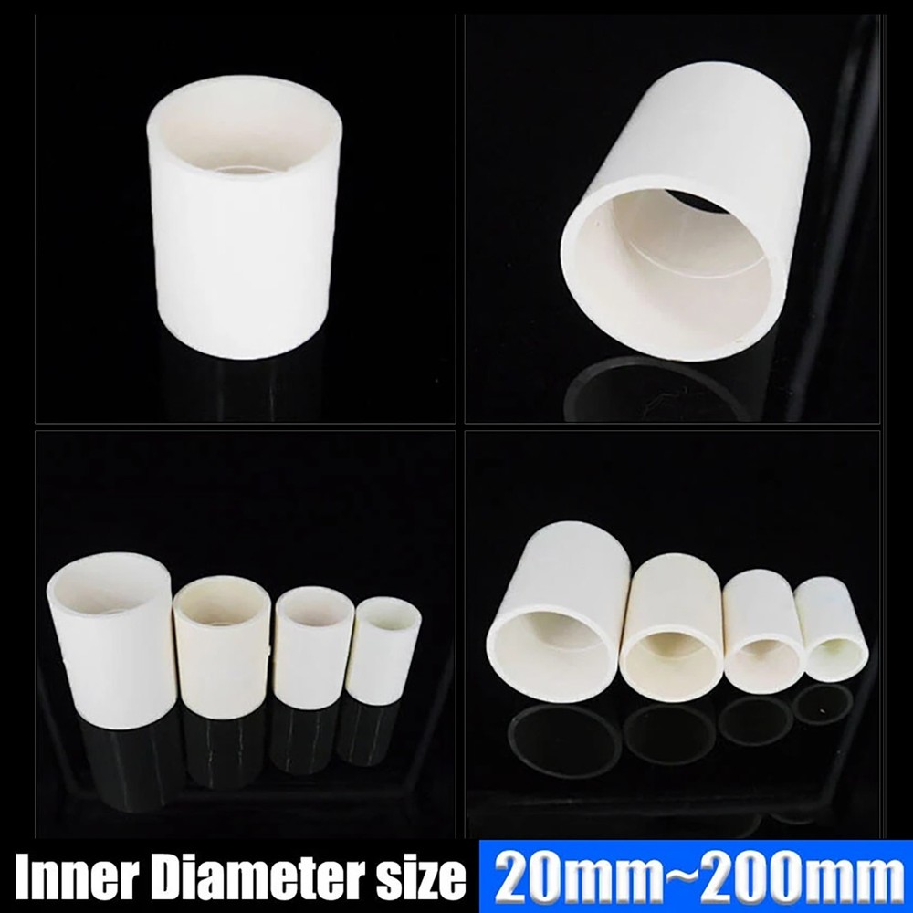 PVC Direct Pipe Fitting Straight Joint Water Pipe White Socket Coupling 20~200mm