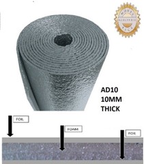 20SQFT R12 HVAC DUCT PIPE WRAP Reflective FOAM CORE Insulation Roll (10MM)