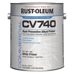 RUST-OLEUM 255617 1 GAL 100 VOC DTM Alkyd Primer White 6DNX2