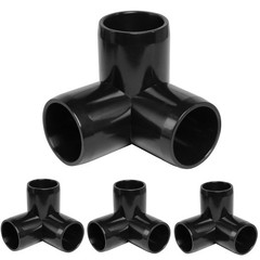 3 Way PVC Pipe Fittings 1 Inch, Zernmiarder Black Elbow 1