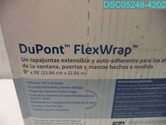 DuPont FlexWrap NF 9″ x 75′ Self Adhered Butyl Flashing Tape 083014102373