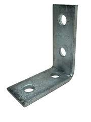 PHD 5130 4-Hole Corner Angle Strut Fitting, Galvanized