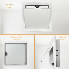 White Aluminum Alloy Access Door Drywall Panel Wall Ceiling Plumbing 8×8 Inch
