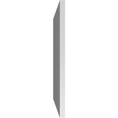 Ekena Millwork 28W X 34H Rectangle Surface Mount Pvc Gable Vent Non-Functional