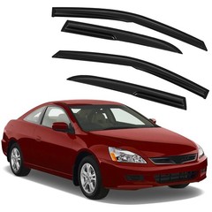 Side Window Deflector 4-Piece Fits 2005-2007 For Honda For Accord