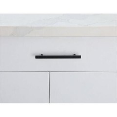 Elegant Decor Dior Zinc Alloy Bar Pull Multipack in Black (Set of 10)