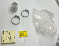 Lasco Coupling 429012 Schedule 40 1-1/4 x 1-1/4″ W/ 2 Hose Clamp