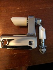 Sentry Supply 650-7283 Post Mounted Gravity Pivot Hinge, 1-1/4in, Zamak, Chrome,