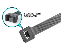 40 Inch Extra Large Zip Ties With 200 Pounds Tensile Strength Long Cable Ties…