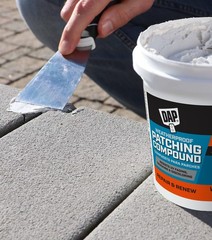 DAP Weatherproof Patching Compound, White, 16 Oz (7079818740) 16 fl oz, White