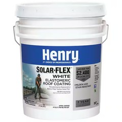 287 Solar-Flex White Acrylic Elastomeric Reflective Roof Coating 4.75 gal.