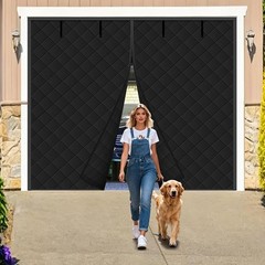 Magnetic Garage Door Curtain 9x7ft Insulation Kit Thermal Insulated
