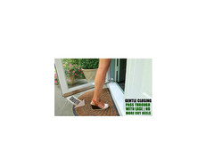 Touch Hold Smooth Door Closer Standard-Duty for Storm Screen Doors Sandstone