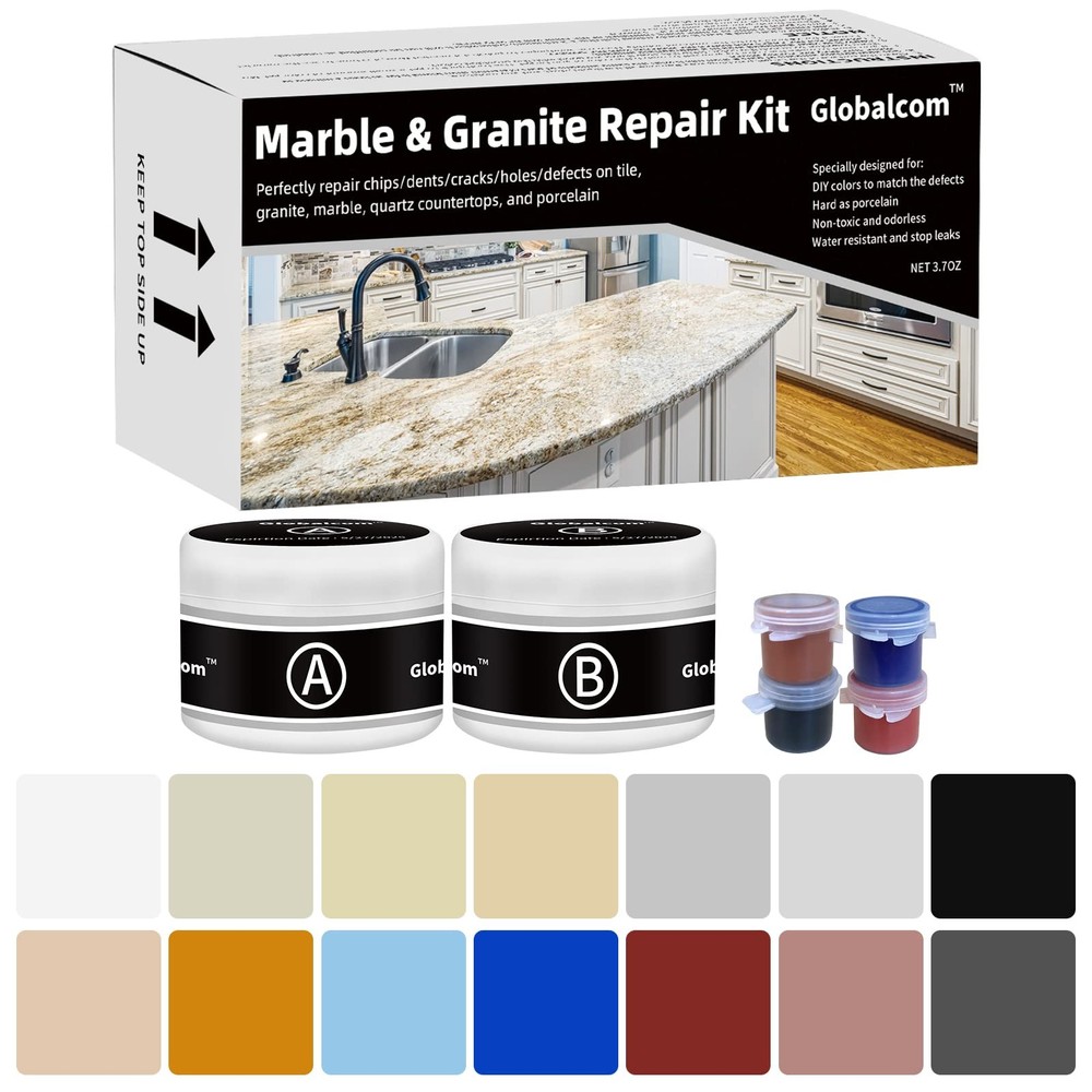Marble and Granite Repair kit Porcelain Marble Stone and Quartz Countertops R…