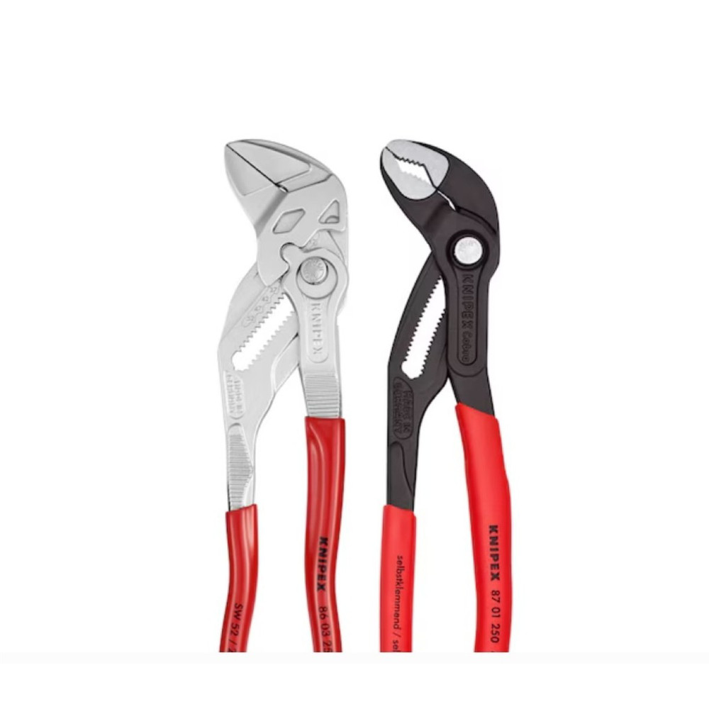 KNIPEX 2PC Cobra ES Water Pump Pliers Set 9K 00 80 189 US