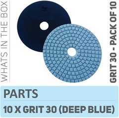 Stadea 4″ Diamond Polishing Pad – Wet Sanding Concrete Tile Countertop Pk of 10