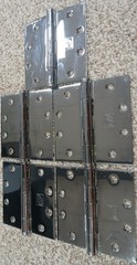 5 PBB World Class 4.5″x4.5″ Full Mortise Ball Bearing Door Hinges Stainless