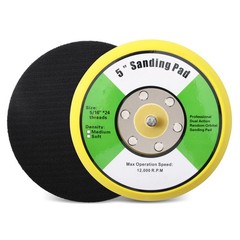 Car Polisher Backing Pad 5″ 6″ Hook & Loop DA Orbital Sanding Disc Plate