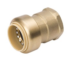 BK Products 630-203HC ProLine Brass Adapter 1/2 Push x 1/2 FPT in.