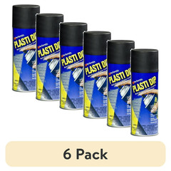 (Pack Of 6) Plasti Dip Multi Purpose Rubber Coating Aerosol, Black – 11oz cans