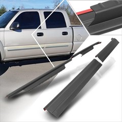 Rocker Panel Sill Plate Cover 4-Piece Set Chevy Silverado GMC Sierra Crew Cab