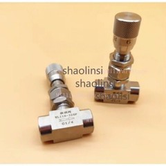 G / NPT 1/8″ 1/4″ 3/8″ 1/2″Stainless Flow Micro Rregulate Metering Needle Valve