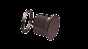 CRL DRA30DU Dark Bronze Mortise Dummy Cylinder