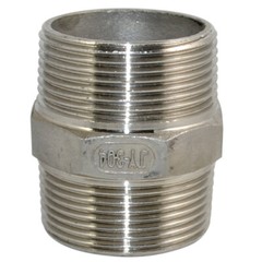 1-1/2″ 1.5″ NPT Stainless Steel 304 Pipe Thread Male Hex Nipple Fitting Adapter