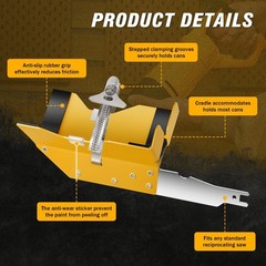 Paint Shaker for Spray Cans, Fits 2″ to 4″ Diameter Cans, Reciprocating Saw Acce