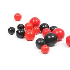 Ball Handle Plastic Knobs Dia 16mm 20mm~50mm Thread M4 M5 M6 M8 M10 M12 M16