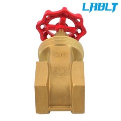LABLT 2-1/2″ NPT Brass Gate Valve Duty Female Thread Manual Rotary Sluice Valve