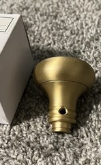 Omnia 458/07.US4 Traditional Passage Door Knob Satin Brass Finish New Lot of 6
