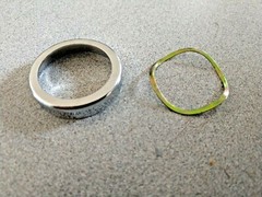 Schlage 36-083-625 Compression Ring & Wave Spring US26 1 1/2″ dia Polished Chrom