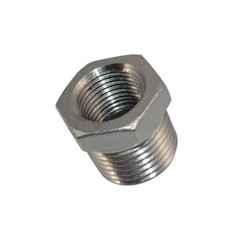 1/2″ male to 1/4″ female NPT threaded Reducing bush adapter Reducer Stainless