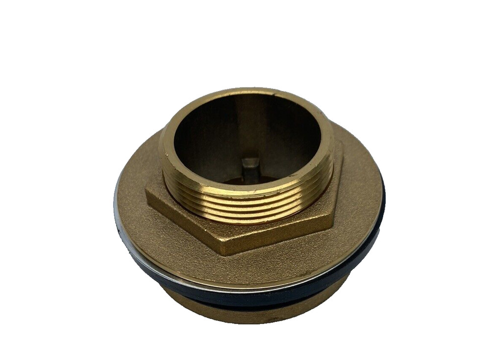 C83 Plumbing Products 2”x 1-1/2”Brass Closet Spud w/Friction Ring &Rubber washer