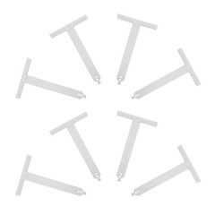 8 Pcs Roller Blind Spring Accessories Shutter Door Support Repair Kit