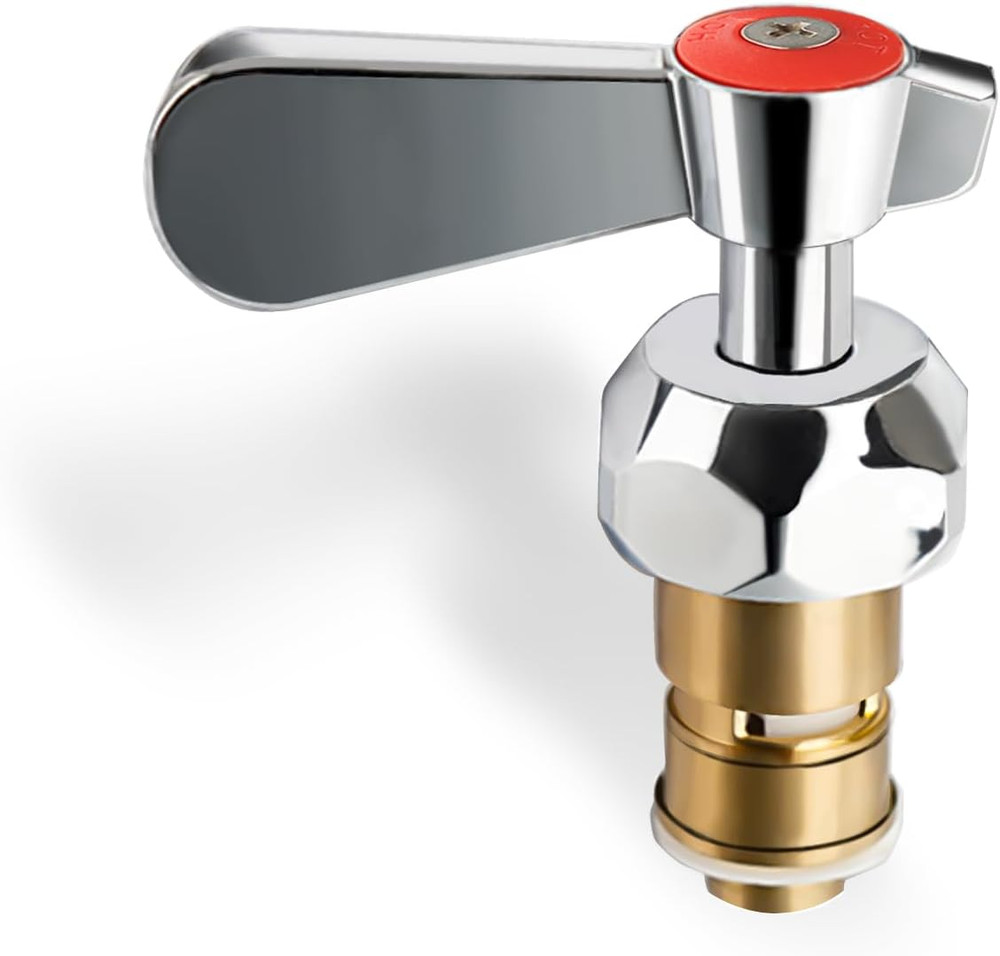 Lead-Free Brass Handle Stem Assembly Commercial Faucet Parts for Pre Rinse Spray