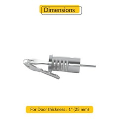 Brixwell Key Cylinder Lock, 1″ Door Thickness Design, Standard Entry Door Loc…