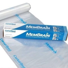 CertainTeed MemBrain 9 ft. W X 100 ft. L X 2 mil Air Barrier and Smart Vapor Ret