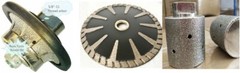 3/16″ Radius Bullnose bit 5″ convex blade 1 1/4″ grinding drum concrete granite