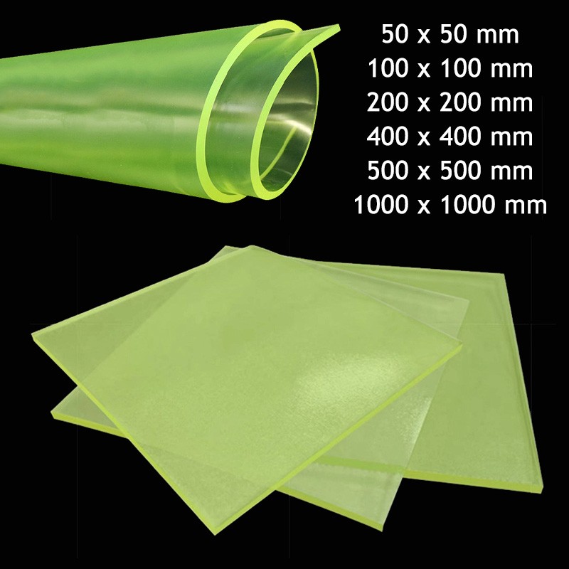 75A Polyurethane Sheet PU Rubber Board Elastic Damping Cushion Thick 1/2/3-10mm