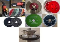 16PCS Wet Polisher Diamond Tool Kit w/ V10 Router Bit Granite Marble Stone