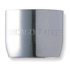 CHICAGO FAUCETS E3JKABCP Aerated Outlet,Brass,13/16 in – 24 2FPL2