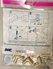 NEW BAG OF 20 SharkBite 1/2” X 1/2” Pex Brass 90 Deg Crimp Elbow