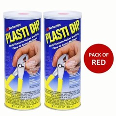 2 Pack RED 14.5oz Performix PLASTI DIP Plastic Multi Rubber Grip Coating